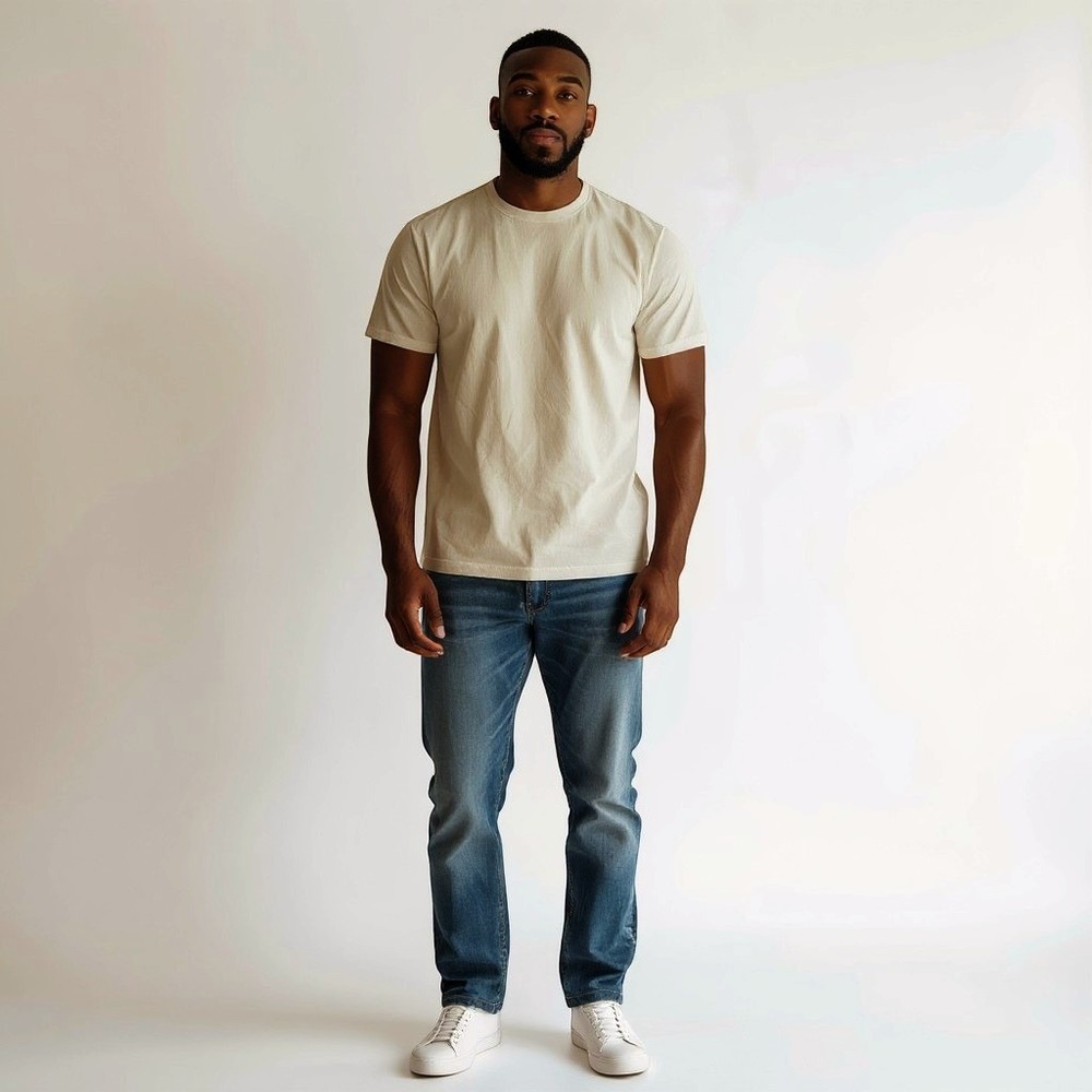 Polo Ralph Lauren Mens T-Shirt‎ Tan Khaki Crewneck Pony Logo L /#26792